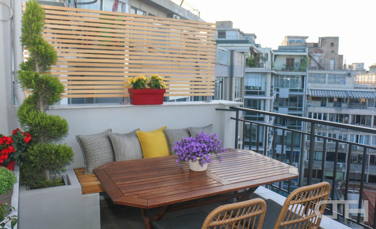 Luxury 80M2 Apartment With Balcony Downtown Thessaloníki Eksteriør billede