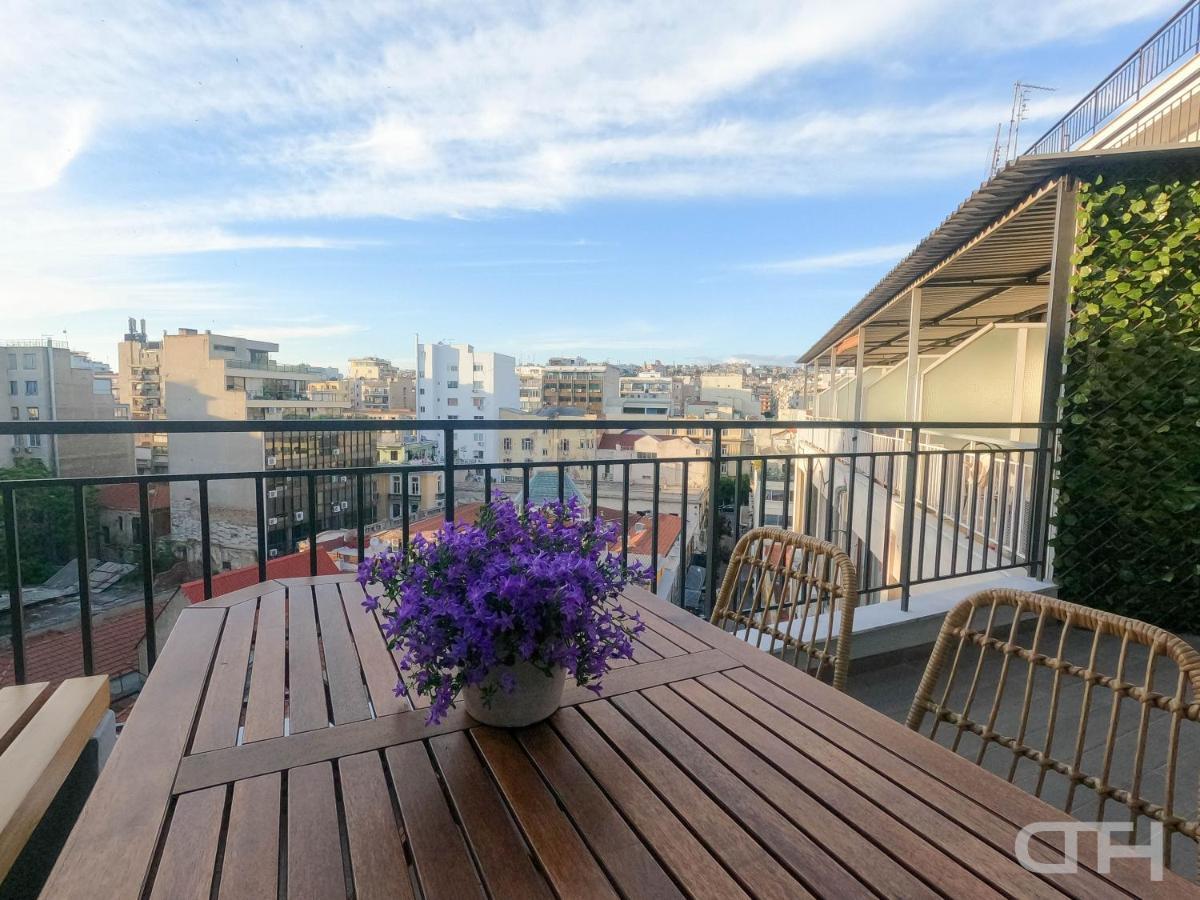 Luxury 80M2 Apartment With Balcony Downtown Thessaloníki Eksteriør billede