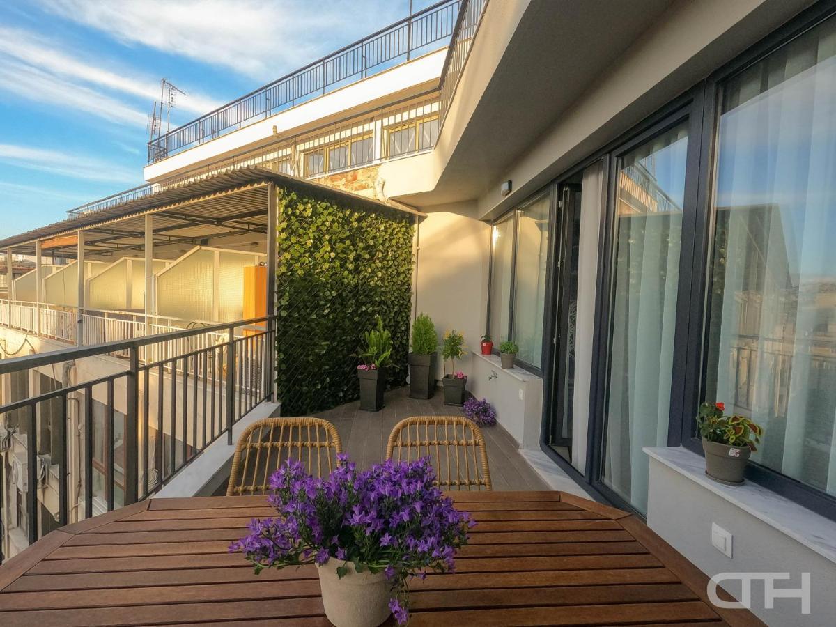 Luxury 80M2 Apartment With Balcony Downtown Thessaloníki Eksteriør billede