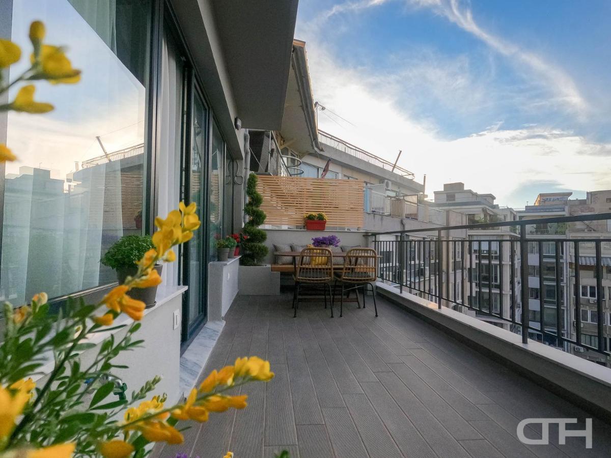 Luxury 80M2 Apartment With Balcony Downtown Thessaloníki Eksteriør billede